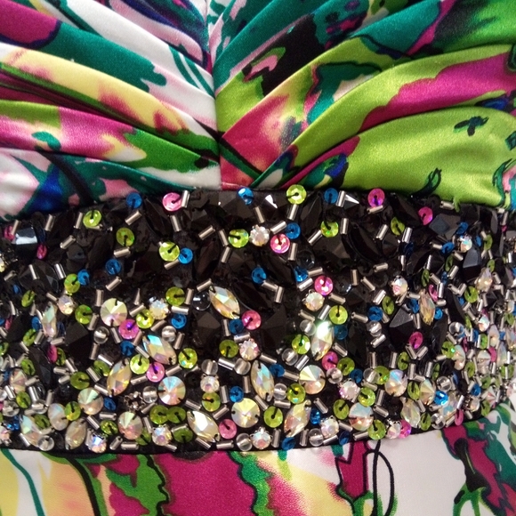 🆕 Colorful👗by Evenings by Allure 👗size 4💠- Picture 10 of 15